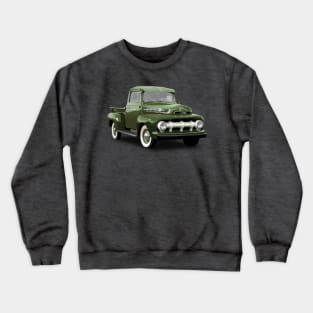 1952 Ford F100 Pickup Truck Green Crewneck Sweatshirt